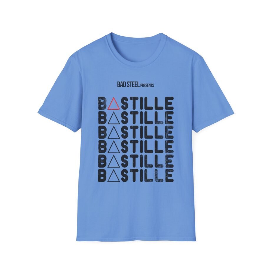 Bastille X Repeat Logo Unisex Softstyle T-Shirt