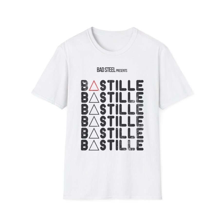 Bastille X Repeat Logo Unisex Softstyle T-Shirt
