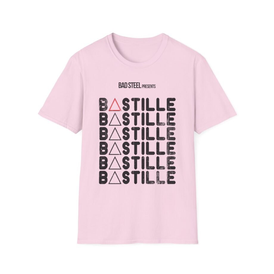 Bastille X Repeat Logo Unisex Softstyle T-Shirt