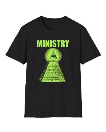 Ministry Glow-in-the-dark Pyramid Unisex Softstyle T-Shirt