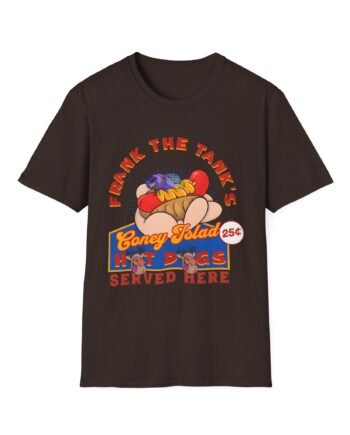 Detroit Lions Funny Frank the Tank Unisex Softstyle T-Shirt