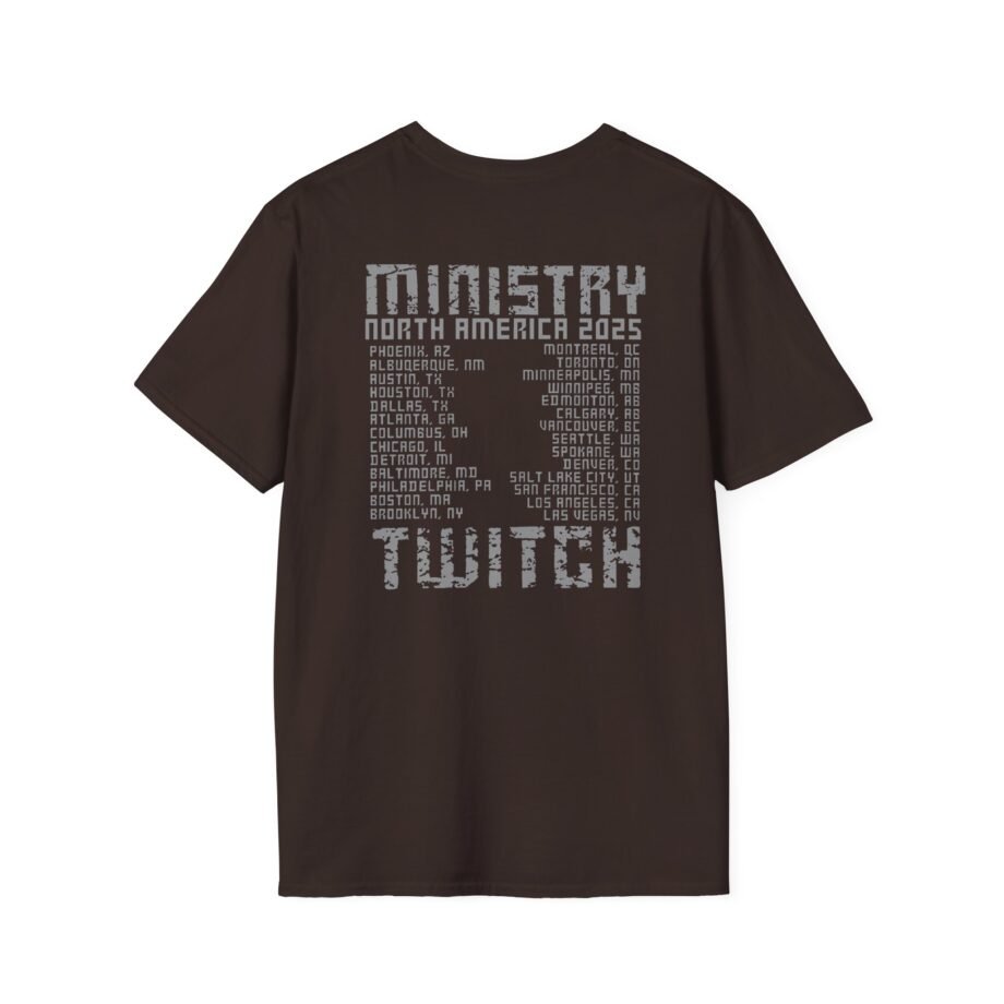 Ministry Twitch 2025 Tour Unisex Softstyle T-Shirt