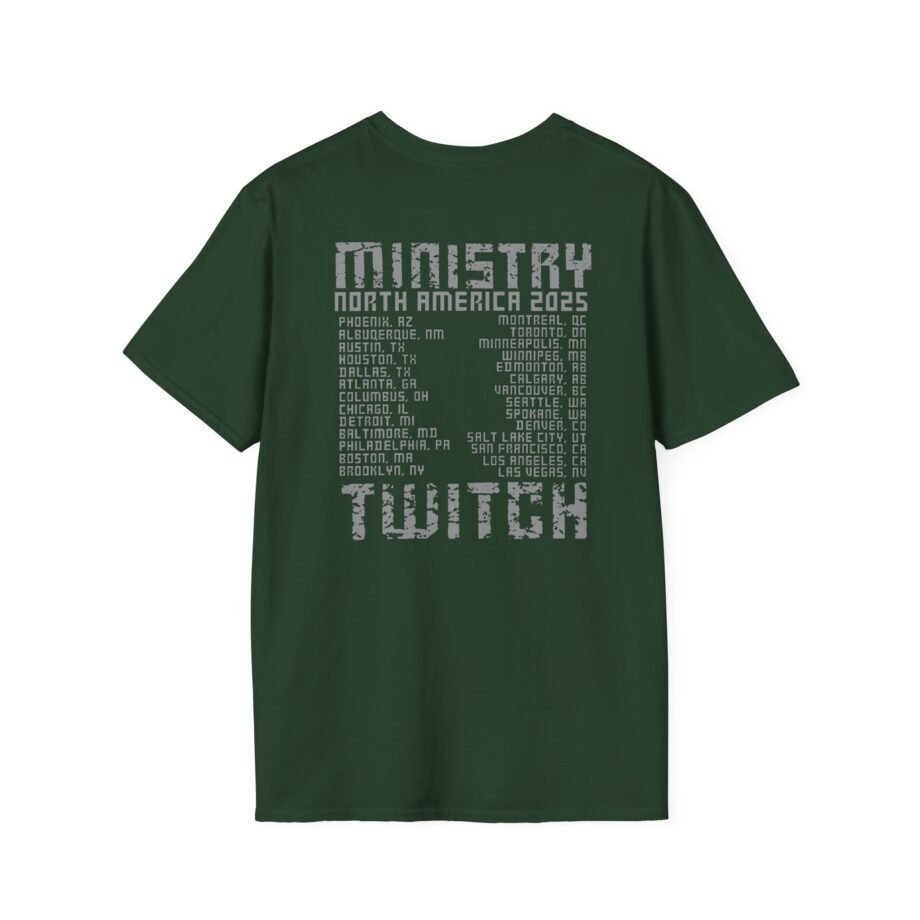Ministry Twitch 2025 Tour Unisex Softstyle T-Shirt