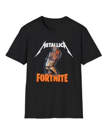 Metallica Fortnite X Metallica Fire Unisex Softstyle T-Shirt