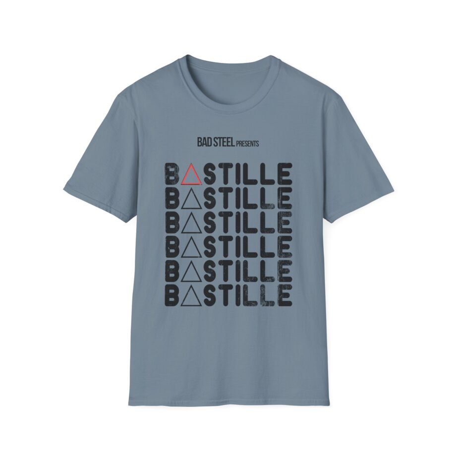 Bastille X Repeat Logo Unisex Softstyle T-Shirt