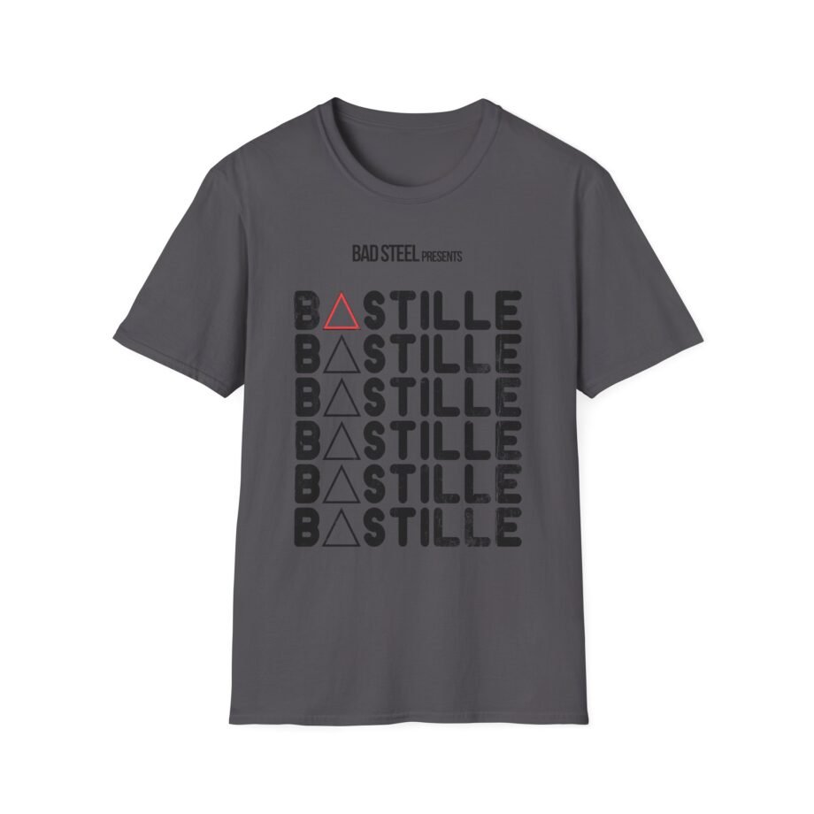 Bastille X Repeat Logo Unisex Softstyle T-Shirt