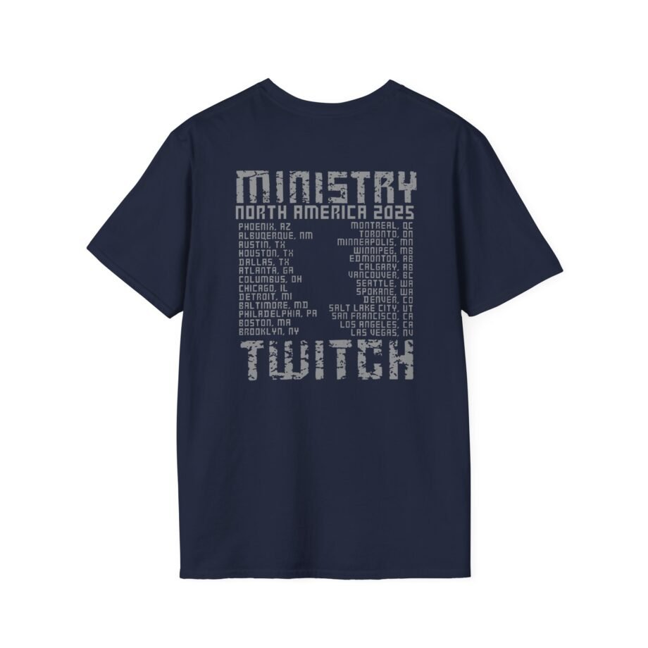 Ministry Twitch 2025 Tour Unisex Softstyle T-Shirt