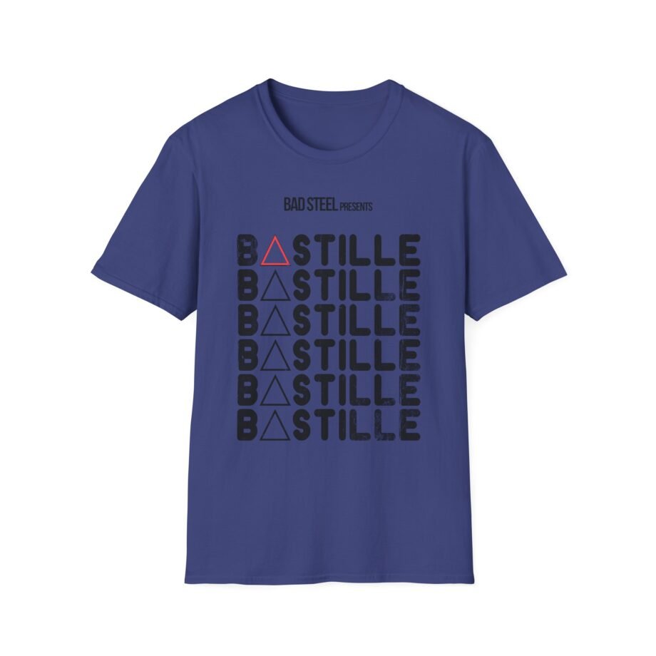 Bastille X Repeat Logo Unisex Softstyle T-Shirt