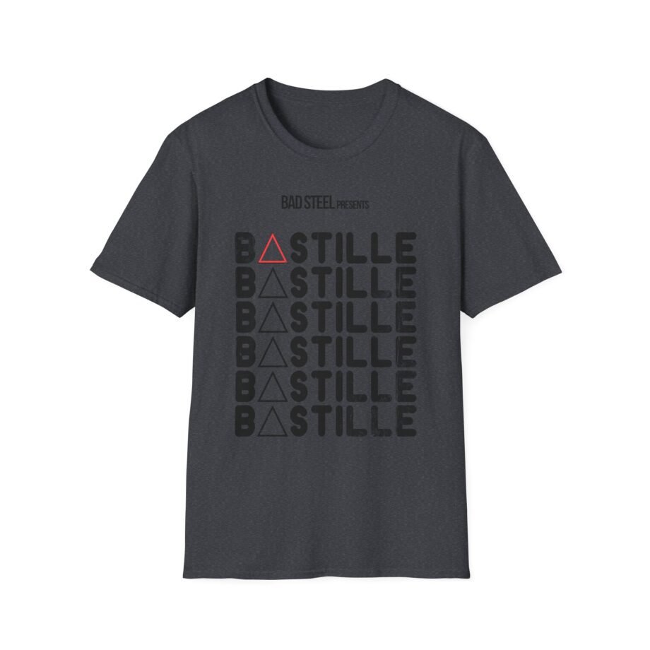 Bastille X Repeat Logo Unisex Softstyle T-Shirt