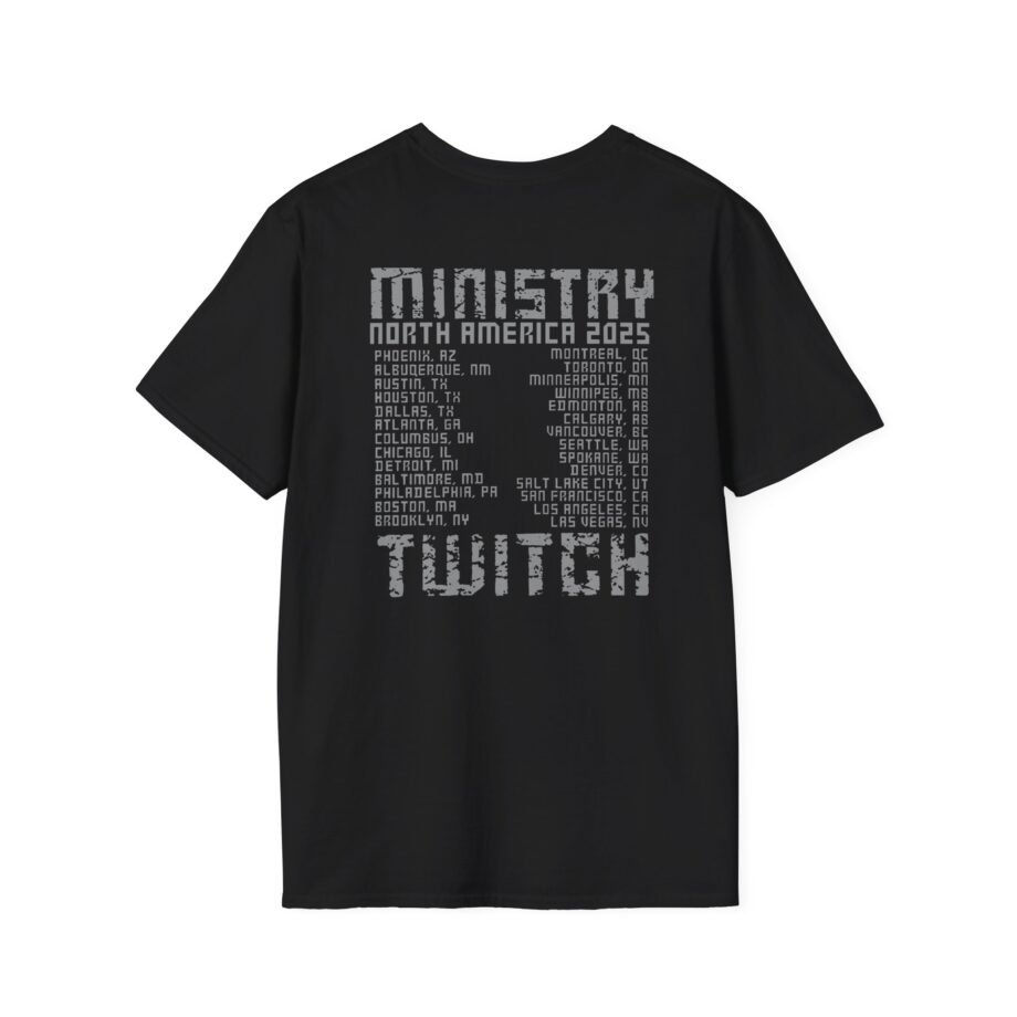 Ministry Twitch 2025 Tour Unisex Softstyle T-Shirt