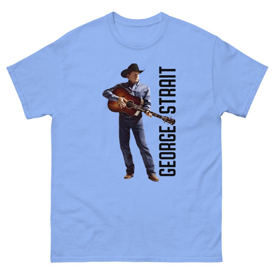 George Strait Heather Denim Silhouette Unisex classic tee