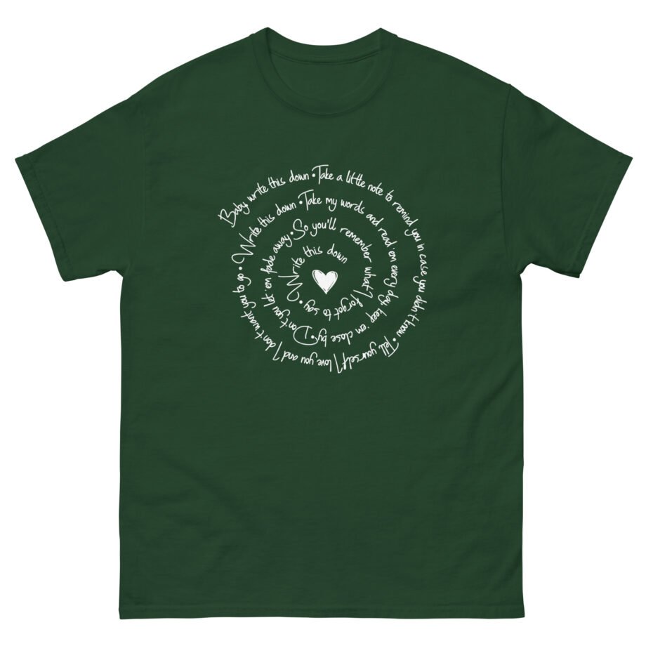 George Strait Wine Write This Down Unisex classic tee