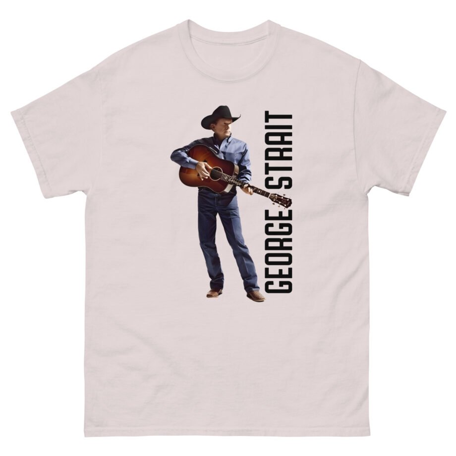 George Strait Heather Denim Silhouette Unisex classic tee
