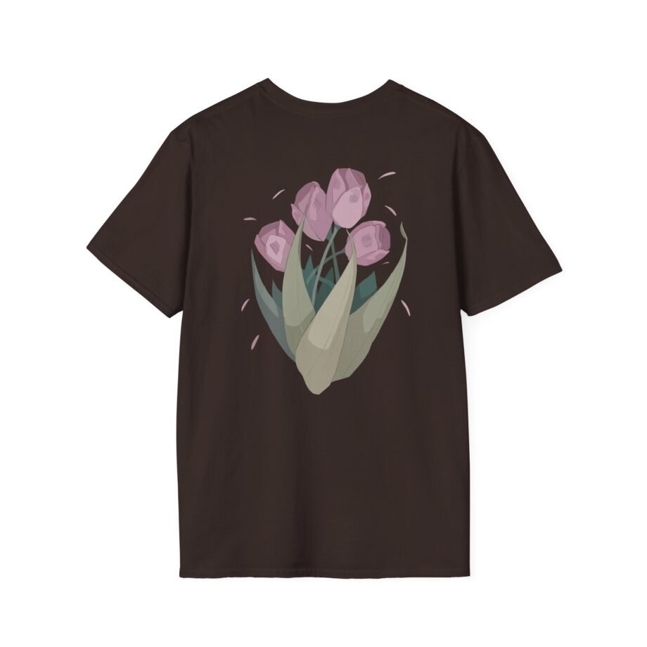 Guqqie Pink Tulip Unisex Softstyle T-Shirt