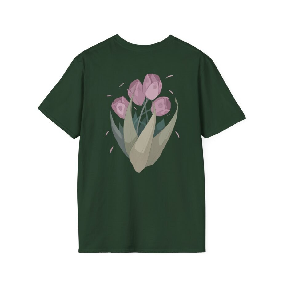 Guqqie Pink Tulip Unisex Softstyle T-Shirt