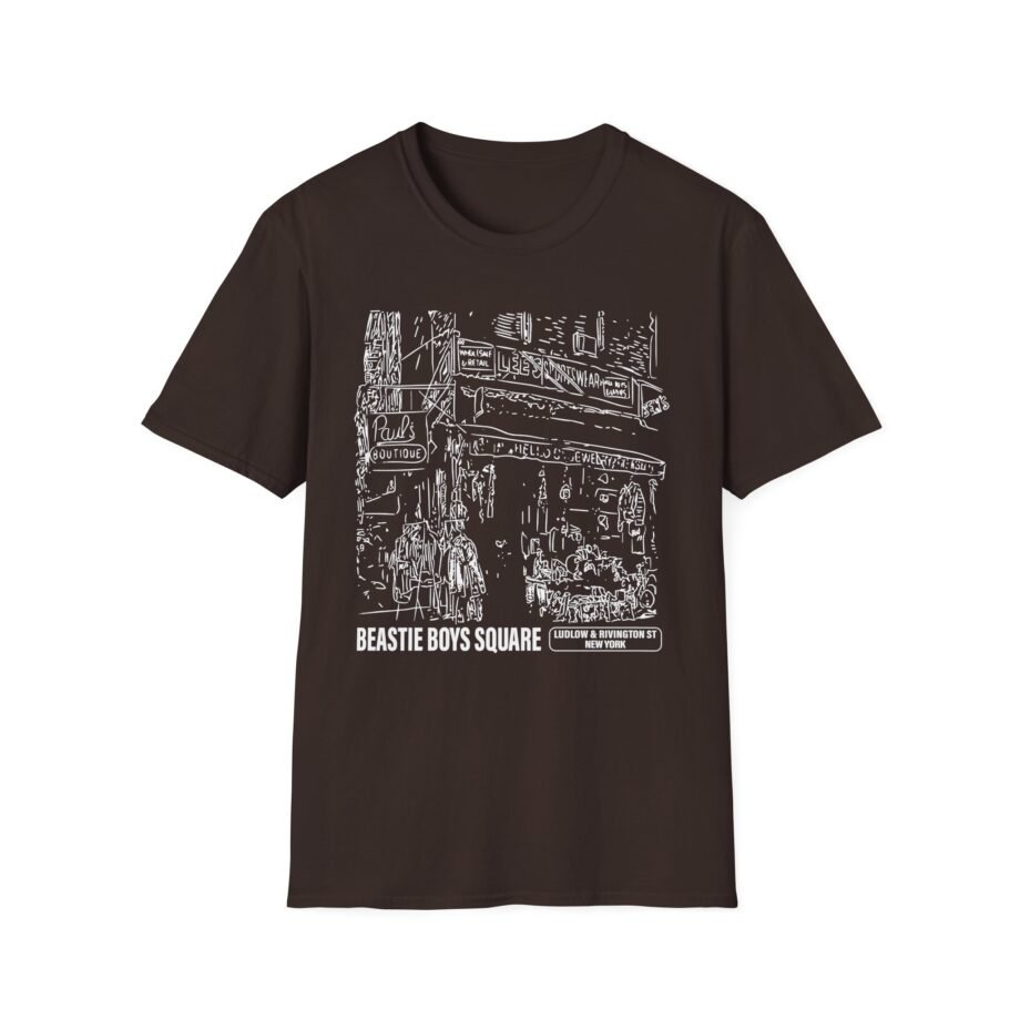 The Beastie Square Corner Unisex Softstyle T-Shirt