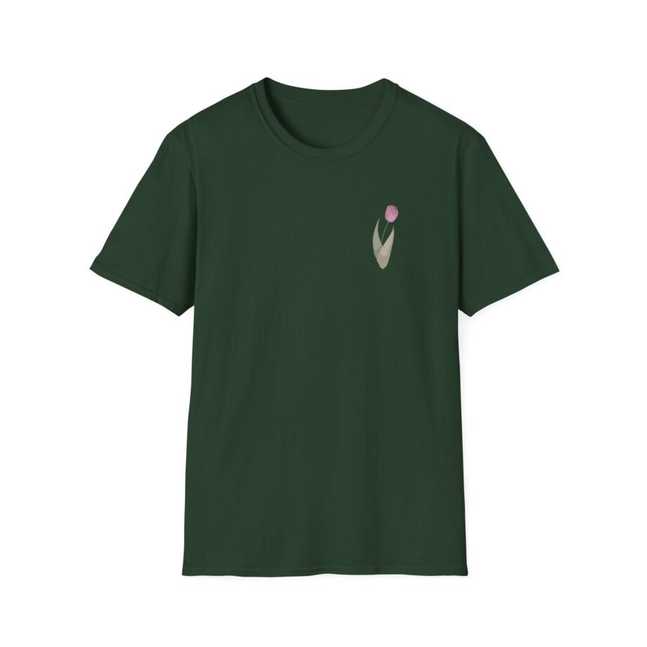 Guqqie Pink Tulip Unisex Softstyle T-Shirt