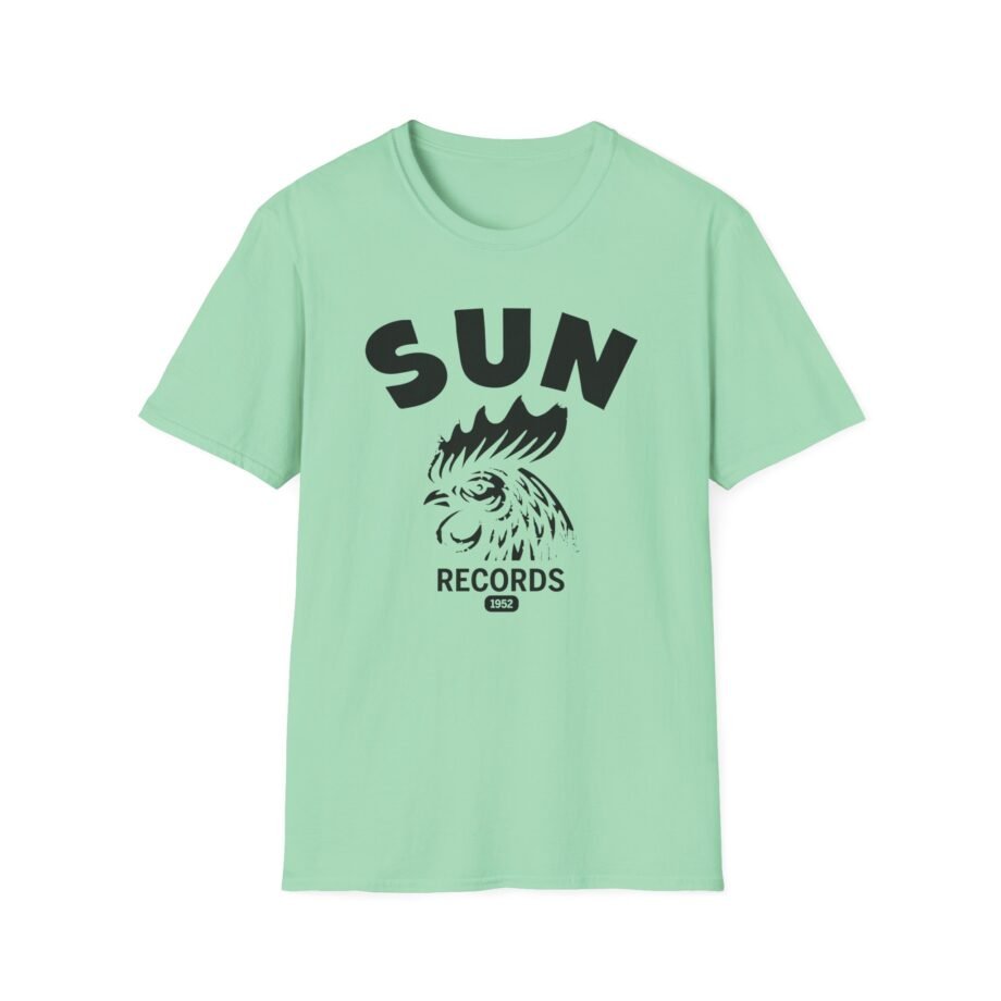 Sun Records Gritty Rooster Ringer Unisex Softstyle T-Shirt