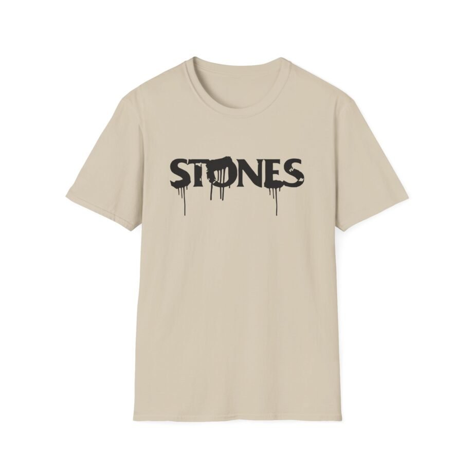 RS Paint It Black Drip Unisex Softstyle T-Shirt