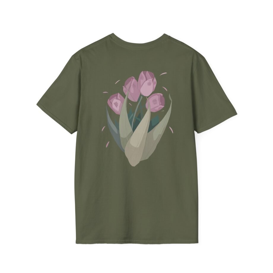 Guqqie Pink Tulip Unisex Softstyle T-Shirt