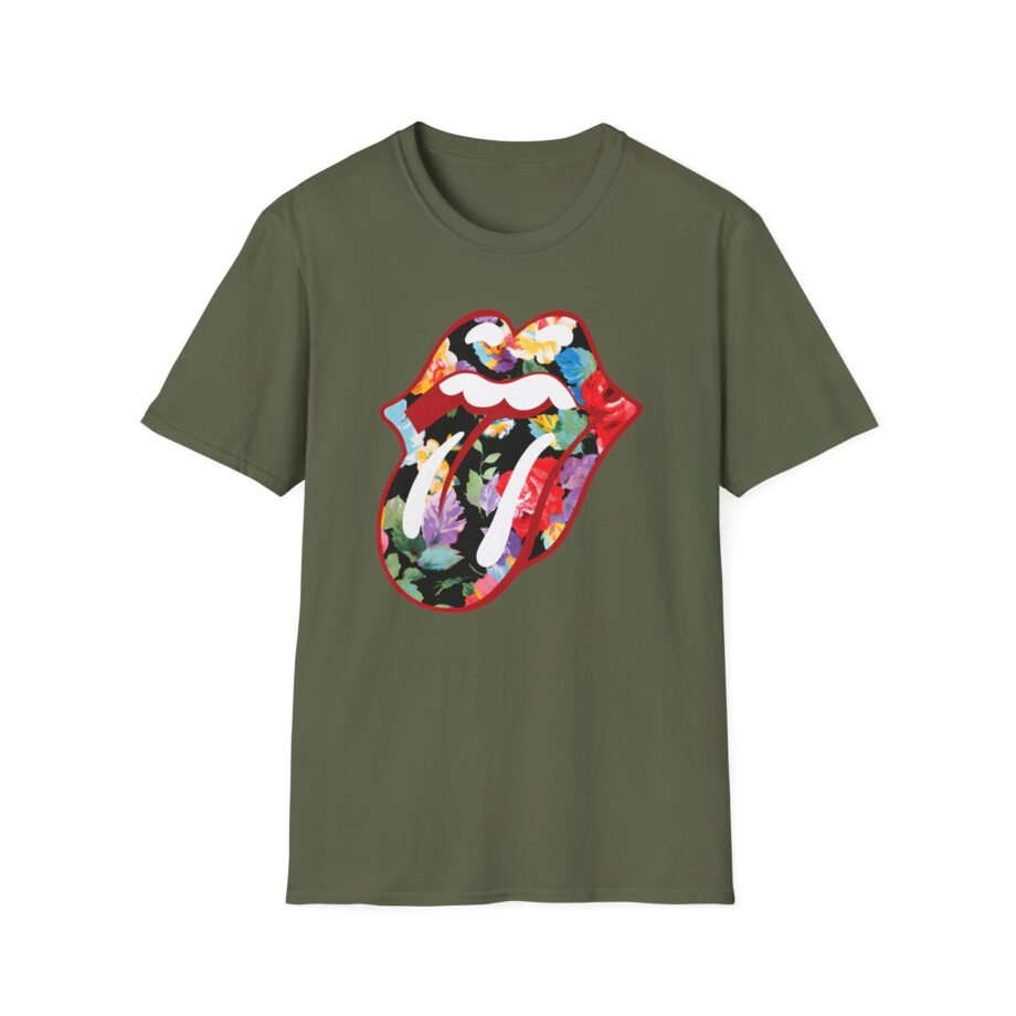 RS Floral Tongue Unisex Softstyle T-Shirt