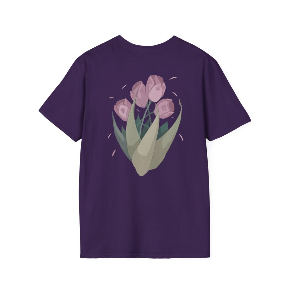 Guqqie Pink Tulip Unisex Softstyle T-Shirt