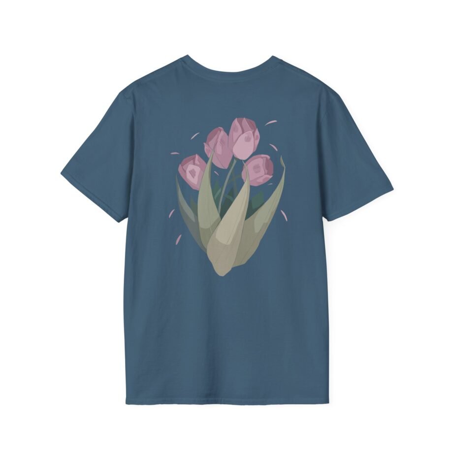 Guqqie Pink Tulip Unisex Softstyle T-Shirt