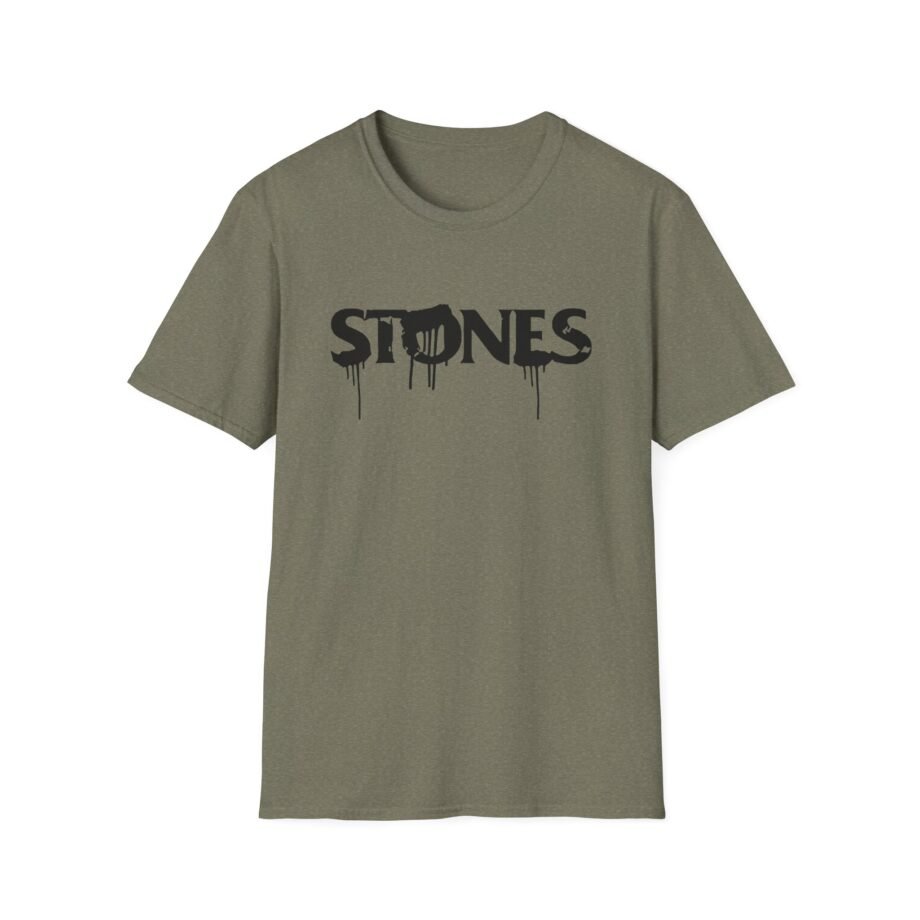 RS Paint It Black Drip Unisex Softstyle T-Shirt