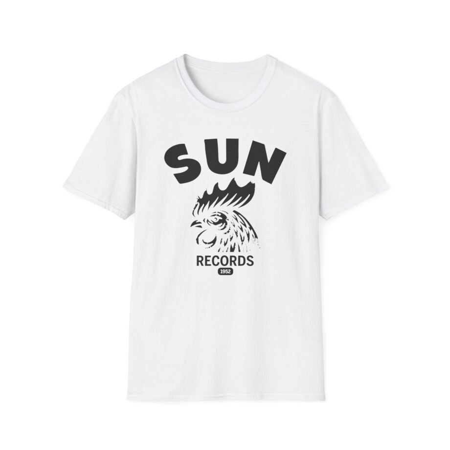 Sun Records Gritty Rooster Ringer Unisex Softstyle T-Shirt