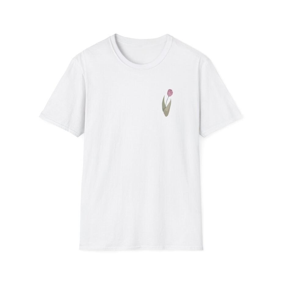 Guqqie Pink Tulip Unisex Softstyle T-Shirt