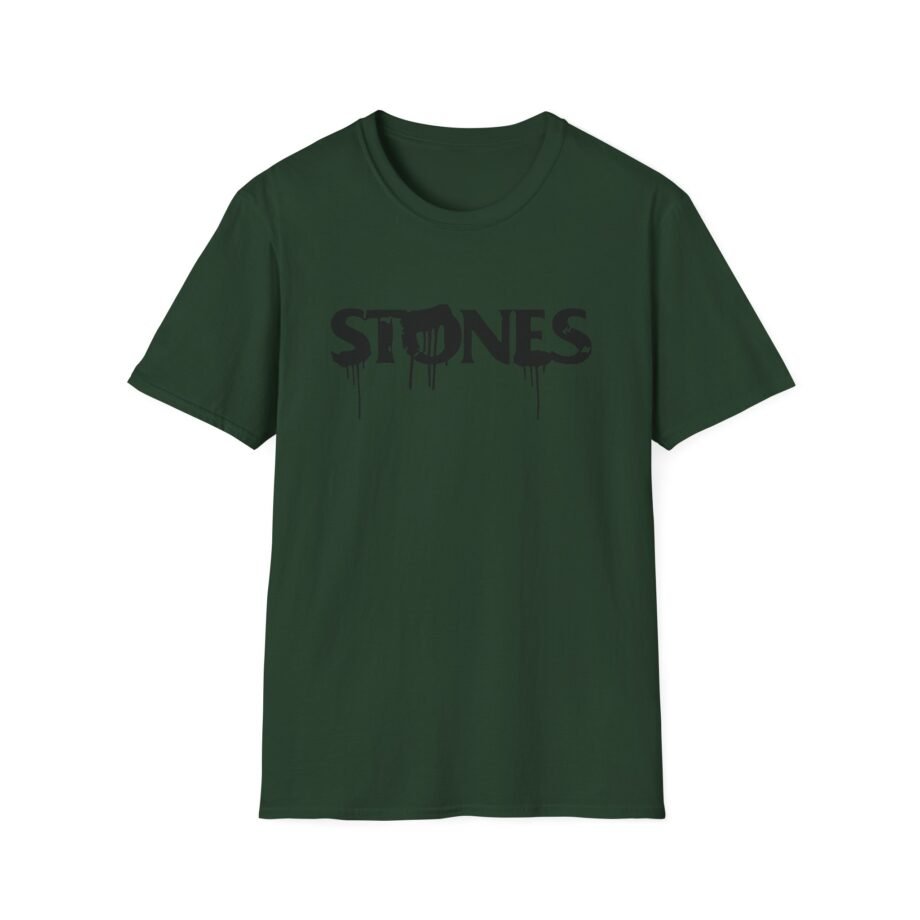 RS Paint It Black Drip Unisex Softstyle T-Shirt