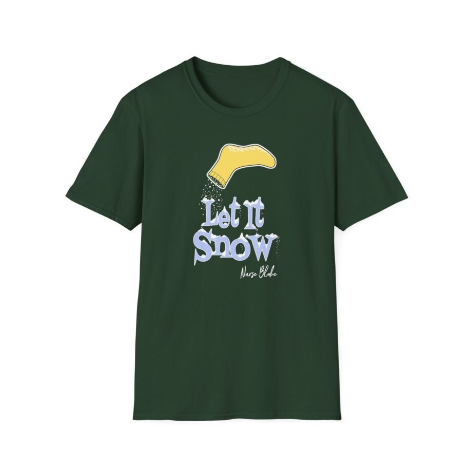 Nurse Let It Snow Unisex Softstyle T-shirt