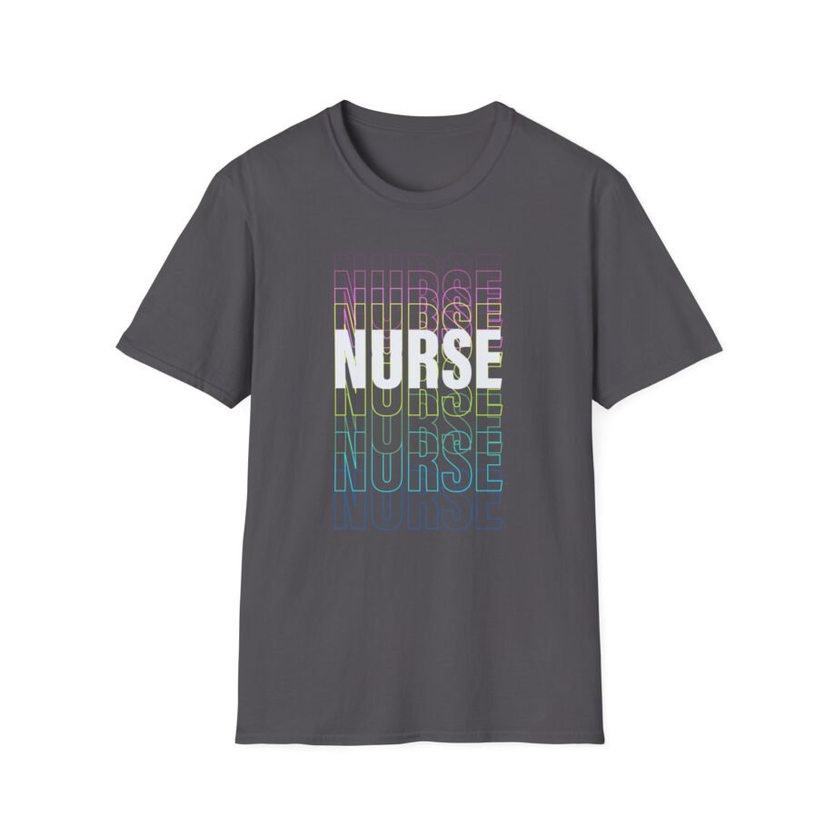 Rainbow Nurse Unisex Softstyle T-shirt