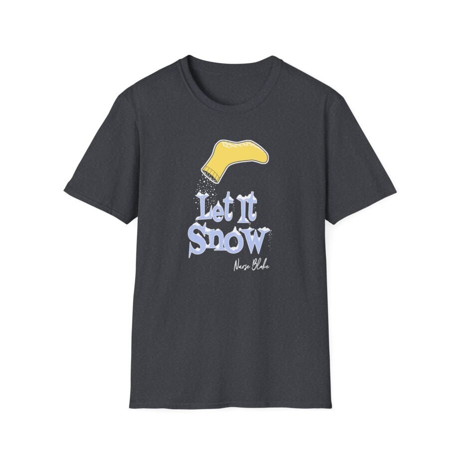 Nurse Let It Snow Unisex Softstyle T-shirt